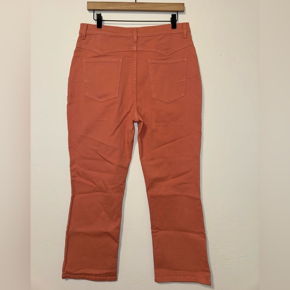 NEW Joie Women's Jeans size 31 or 12 style: Shally Color: Guava (light coral) - Picture 3 of 6